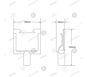 Tensys® · Mounty · Corner Protector Applicator Head - Small