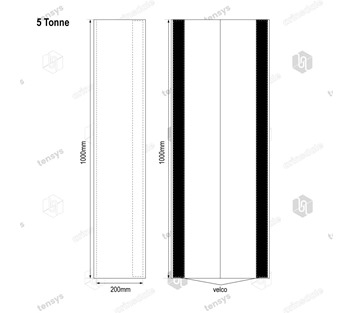 Wear Sleeve to Suit Flat Web Sling 5 Tonne x 1 Metre