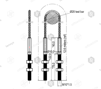 Captive Running Wire with Swaged Terminals
