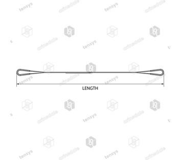 Tensys® · 1.0 Tonne · Flat Web Slings - Duplex