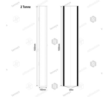 Wear Sleeve to Suit Flat Web Sling 2 Tonne x 1 Metre