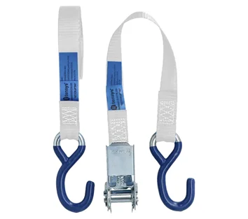 White Ratchet Strap Lashing System