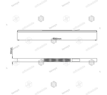 Tensys® · 50mm · 1.0 Tonne · Flat Web Sling - Endless