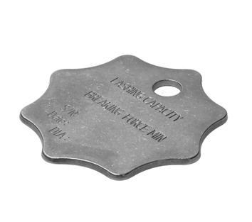 Tensys | LCTAGSS | Stainless Steel ID Tag for Lashing Chains