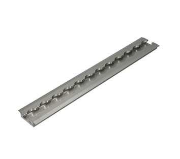 Recessed Extruded Aluminium Captive Track 3.5mm thick - 3.0 metre
