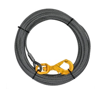 Tensys® · Premier Winch Wire Ropes · Eye Swivel Self Locking Hook