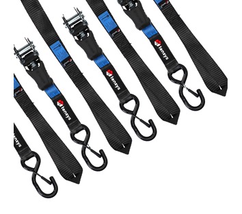 4 Pack Tie Down Straps (25mm x 5m)