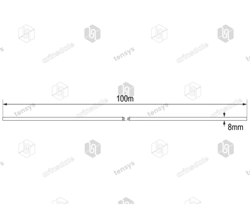 Elastic Shock Cord · 8mm