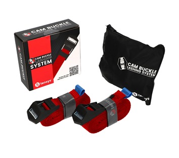 2 Pack of 4.0m Heavy-Duty Cam Buckle Straps