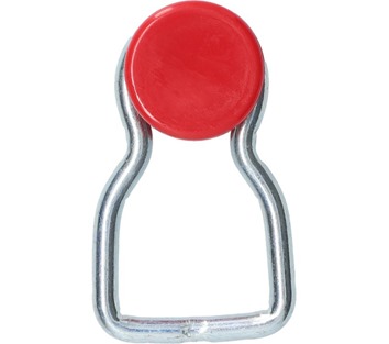 Tensys® · Bobbin Roller with Waisted Ring · Red