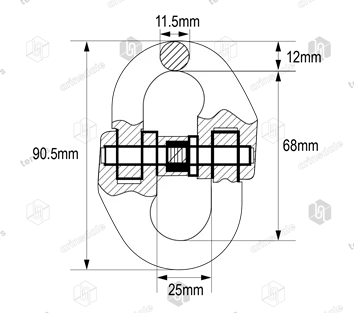 Xona · 10mm · Grade 8 · Component Connector · 3.15 Tonne WLL