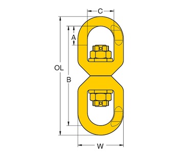 Yoke 8-080 G80 Eye Swivel