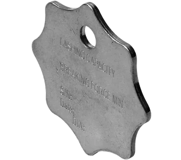 Tensys | LCTAGAL | Aluminium ID Tag for Lashing Chains