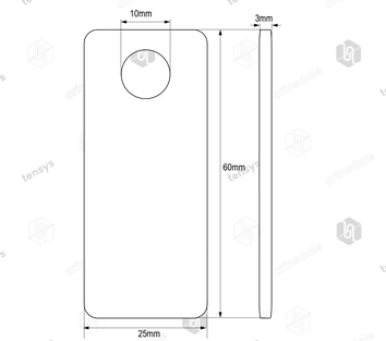 Full Length Aluminium ID Tag for Lifting/Lashing Chain.
