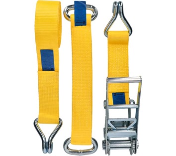 Tensys® · 75mm · 5000daN · NH · Car Transporter Strap - Steel Eye · Claw Hooks