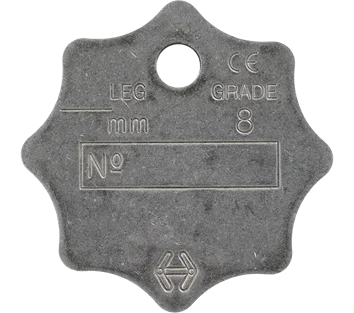 Hackett | Chain Sling ID Tags | Grade 8