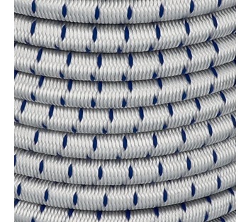 Tensys® · Elastic Shock Cord · Blue & White · 12mm