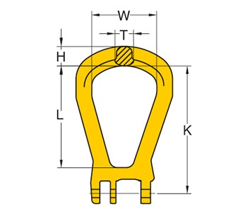 Yoke 8-052 G80 Closed Coupling Master Link