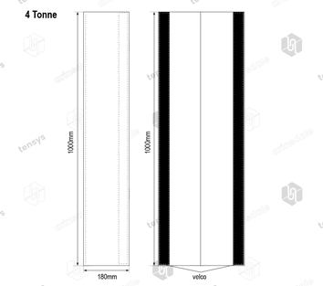 Wear Sleeve to Suit Flat Web Sling 4 Tonne x 1 Metre