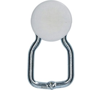Tensys® · Bobbin Roller with Waisted Ring · White