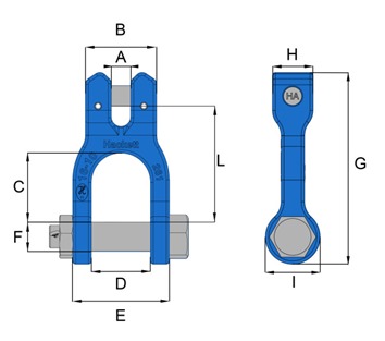 Hack10 Clevis Shackle