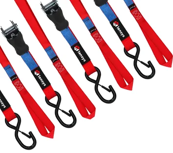 4 Pack Tie Down Straps (25mm x 5m)