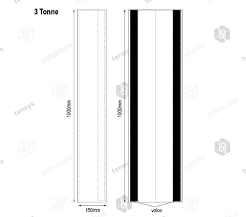 Wear Sleeve to Suit Flat Web Sling 3 Tonne x 1 Metre