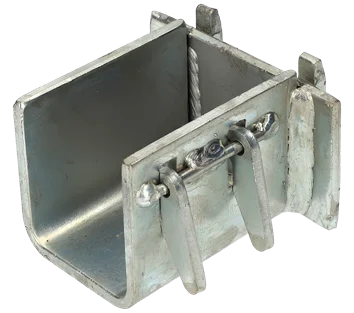 Load Bar Cups to suit 60mm x 40mm x 100mm E Track - Clip Side Only