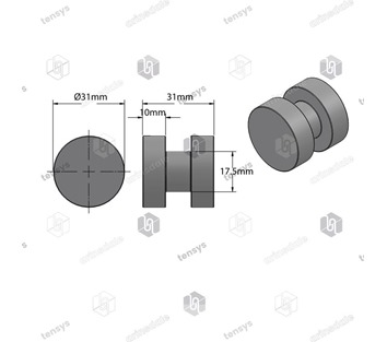 Bobbin Roller Only · Natural