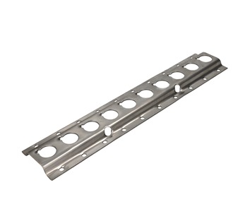 Tensys® · 1806 Style Grade 430 Stainless Steel Anchor Track, 25mm Holes - 3.05m