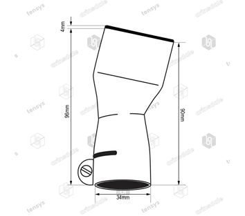 Leister · Triac Nozzle 40mm