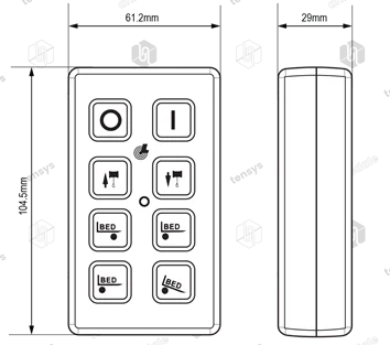 Lodar · Wireless Radio Remote System · 6 Function Receiver & Transmitter
