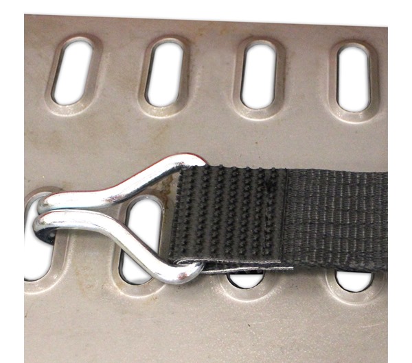 4 Pack - 50mm x 3.5m Black Overwheel Lashing Strap