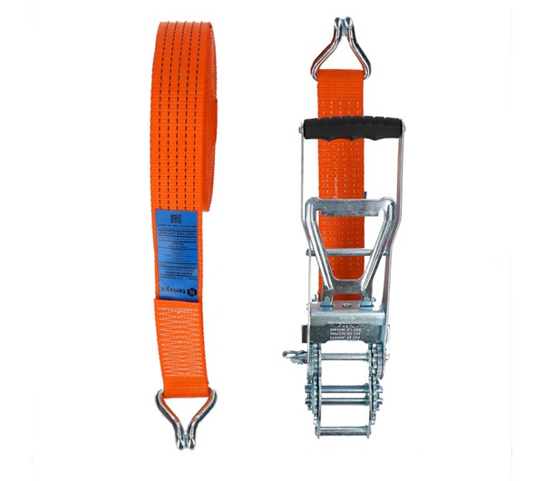 Geared Ergo Ratchet Strap STF 950daN Claw Hook - 10.0 metre