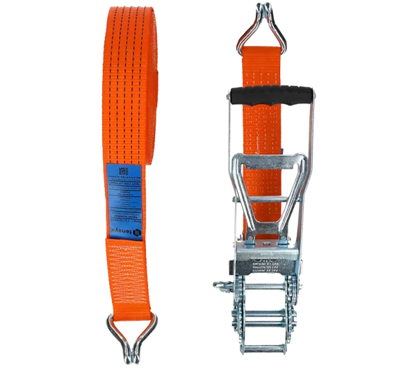 Geared Ergo Ratchet Strap STF 950daN Claw Hook - 10.0 metre