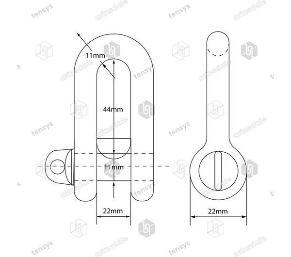 Dee Shackle · Screw Pin