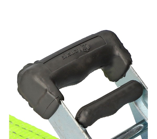 Hi vis 50mm wide car transporter ratchet tensioner straps