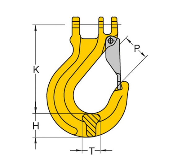 Yoke 8-055 G80 Coupling Sling Hook