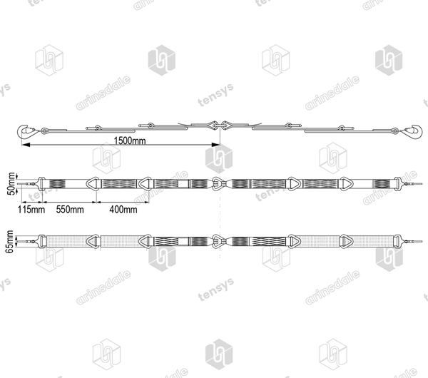50mm · 4000daN · Winch Brothers - Webbing