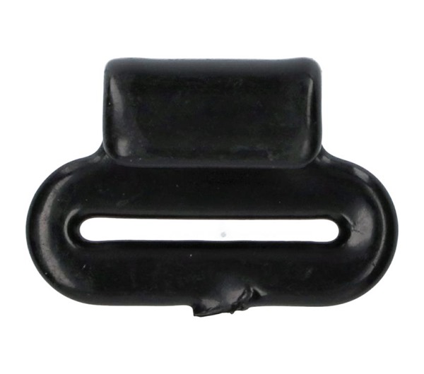 Tensys® · 25mm · 800daN · Flat J-Hook (Black Coated)