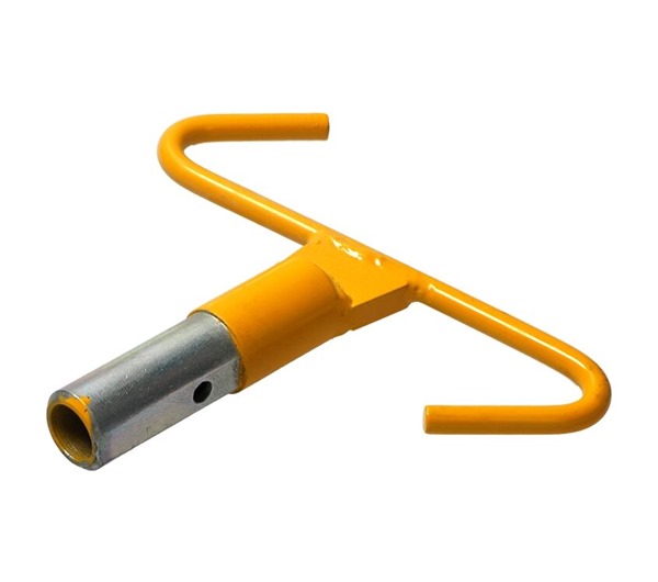 Positioning Hook for Extending Glass Fibre Poles