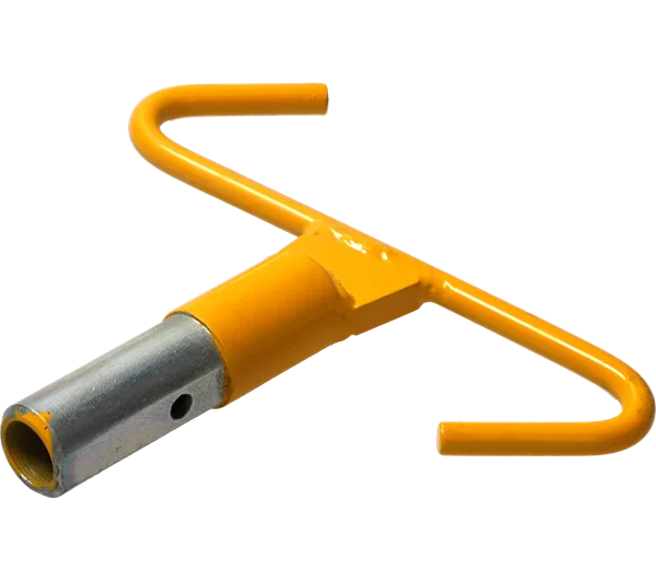 Positioning Hook for Extending Glass Fibre Poles
