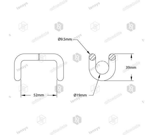 50mm · 1500daN · Closed Rave Hook