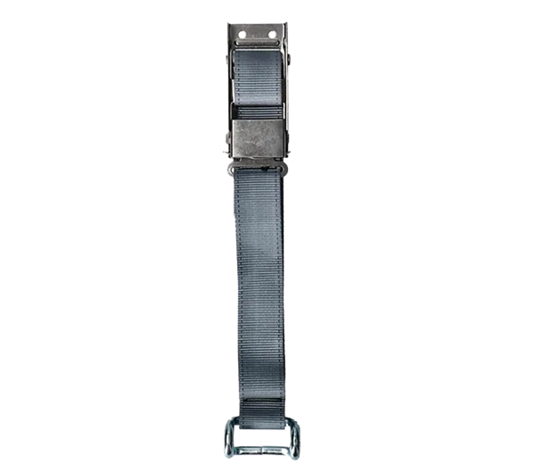 45mm · Curtainside Bottom Strap Assembly · SS Locking OC Buckle + Closed Rave Hook