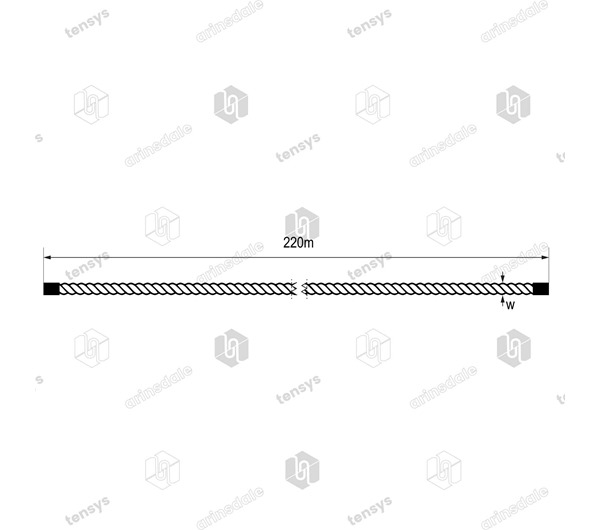 Blue Polypropylene Rope