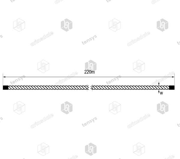 Blue Polypropylene Rope