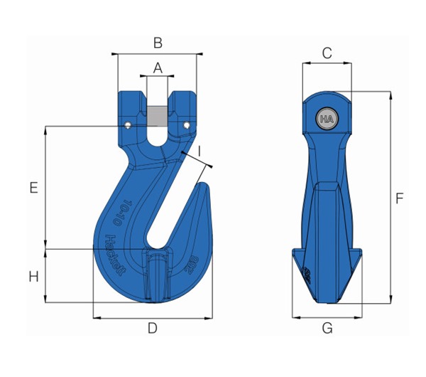Hack10 Clevis Grab Hook