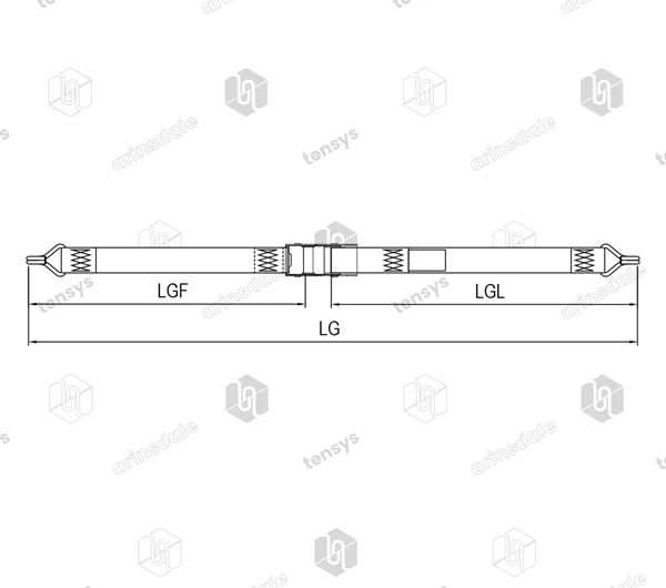 50mm · 2000daN · OBLK · Box Van Internal Strap · Claw Hooks