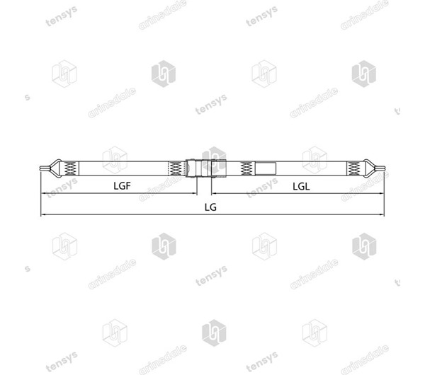 Tensys® · 50mm · 2000daN · OBLK · Box Van Internal Strap · Claw Hooks