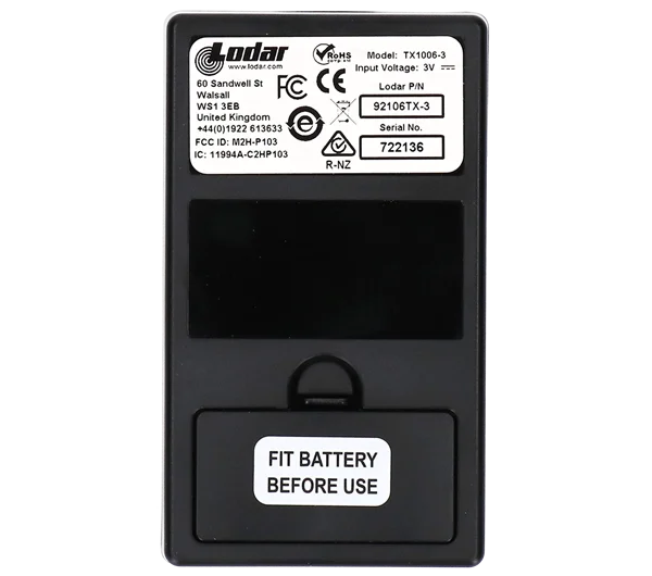 Lodar · Wireless Radio Remote System · 6 Function Transmitter Only